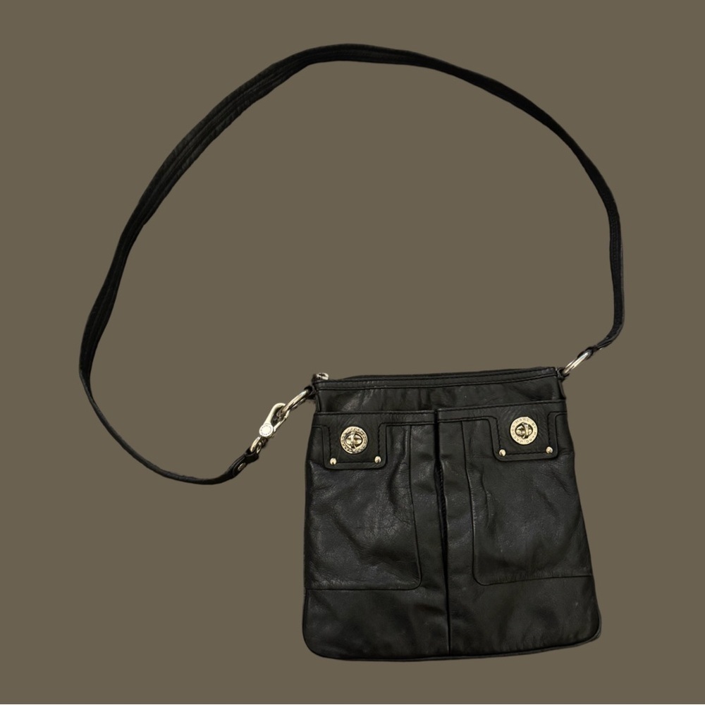 MARC JACOBS Vintage Turn Key Leather Crossbody Bag